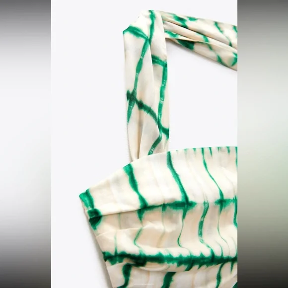 ZARA PRINTED MIDI DRESS - Picture 12 of 15